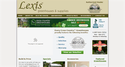 Desktop Screenshot of lexisgreenhouses.com
